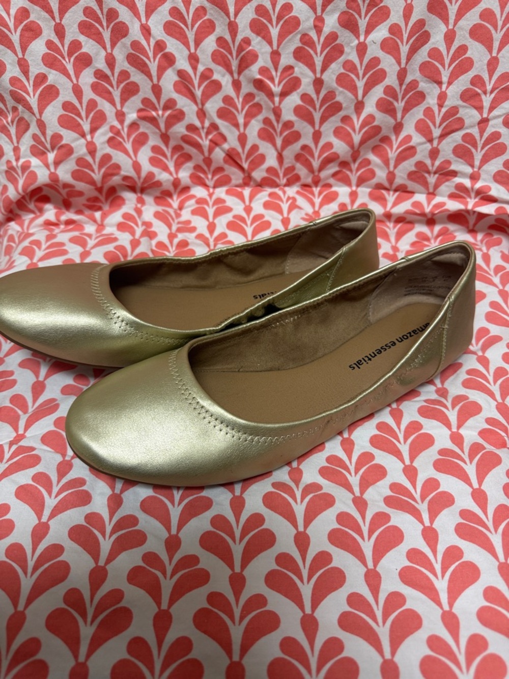 Golden Shoes Women’s Round Toe Ballet Flats Size 10